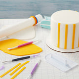 Wilton Large Fondant Roller with Guide Rings, 20-Inch