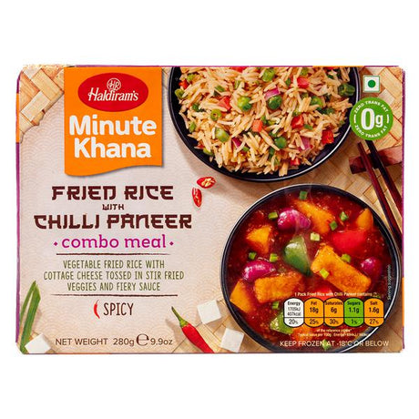 Haldiram's Fried Rice With Chilli Paneer