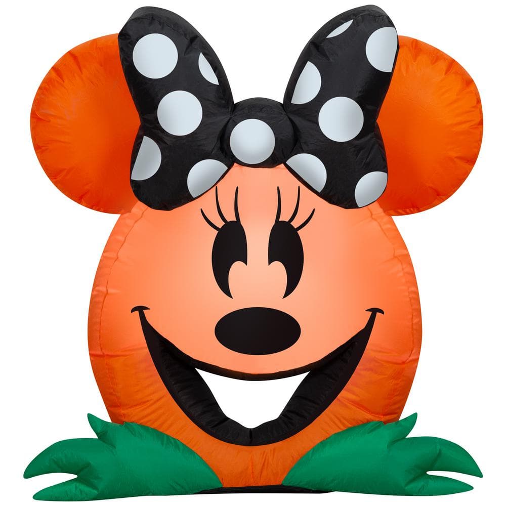 3 ft Minnie Mouse Halloween Inflatable Cutie Pumpkin
