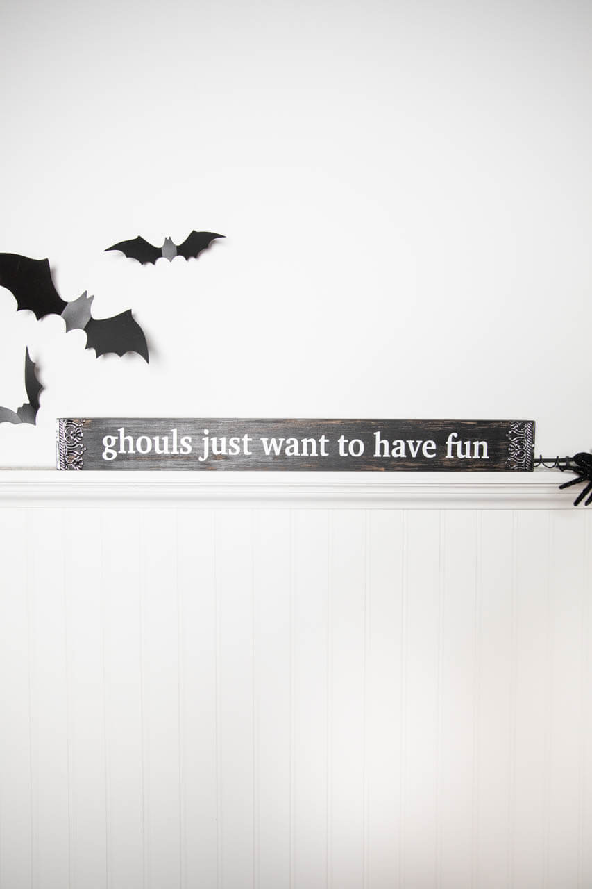 23.5” Halloween Block Decor