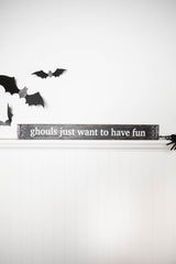 23.5” Halloween Block Decor