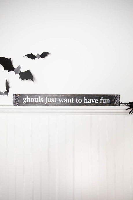 23.5” Halloween Block Decor