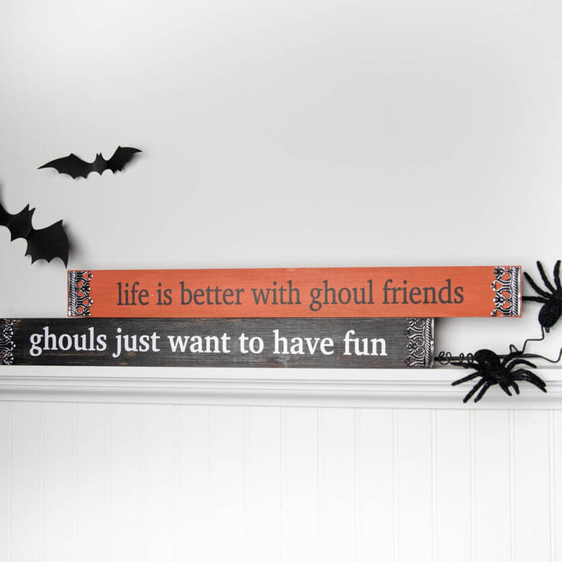 23.5” Halloween Block Decor