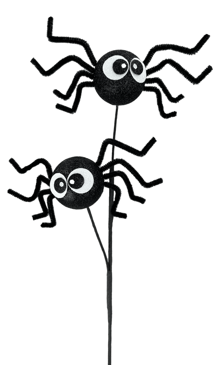 21" Black Spider Spray