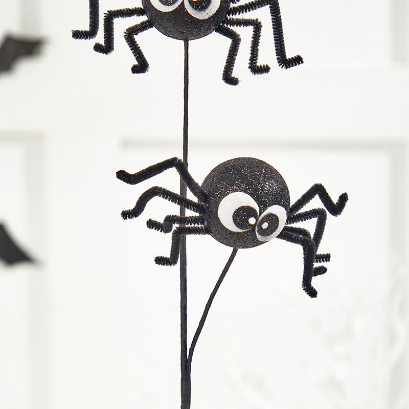 21" Black Spider Spray