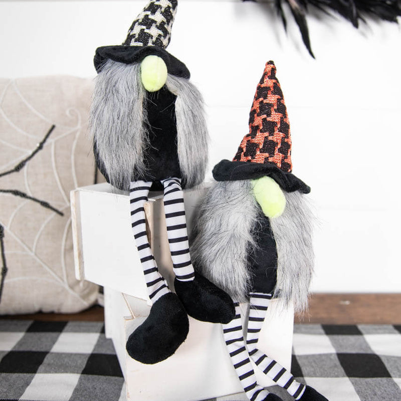 18” Fabric Halloween Witch Shelf Sitter