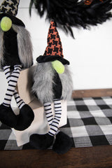18” Fabric Halloween Witch Shelf Sitter