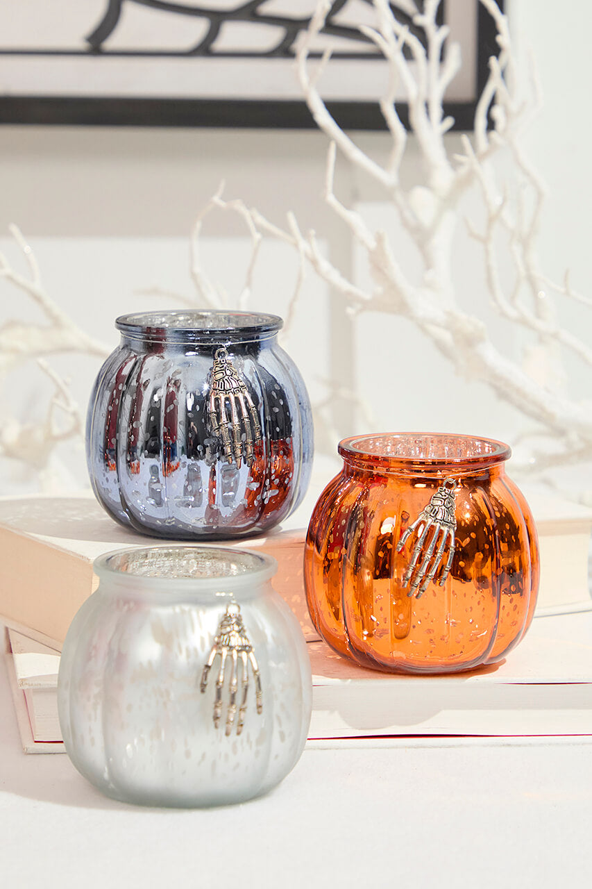 3.3" Glass Halloween Luminaries