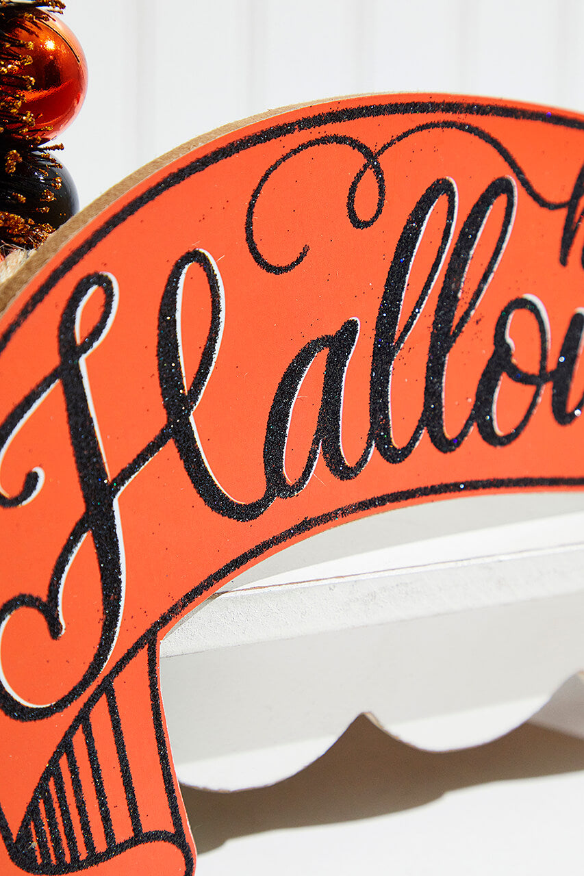 15" x 6.25" Halloween Banner Sign