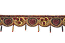 Hand-Crafted Bugle Bead Rose Trim