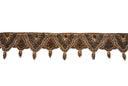 Beaded Dangling Trim Hand-Crafted Indian