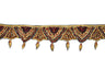Beaded Dangling Trim Hand-Crafted Indian