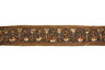 Beaded Trim Handcrafted Indian Maroon 1 Inch