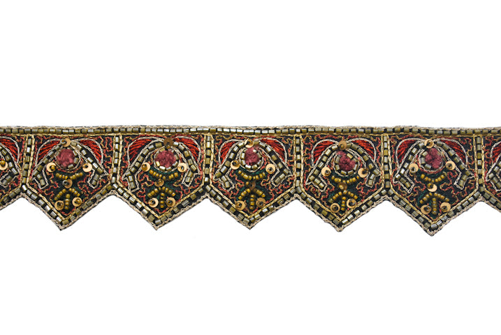 Beaded Indian Trim 1" Sew-On