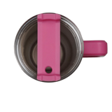 40 oz Handled Tumbler Shimmer Ombre- White & Pink