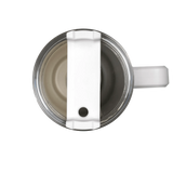 40 oz Handled Tumbler Shimmer Ombre- White & Purple