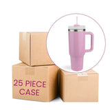 40 oz Handled Tumbler Standard Glossy - Pink