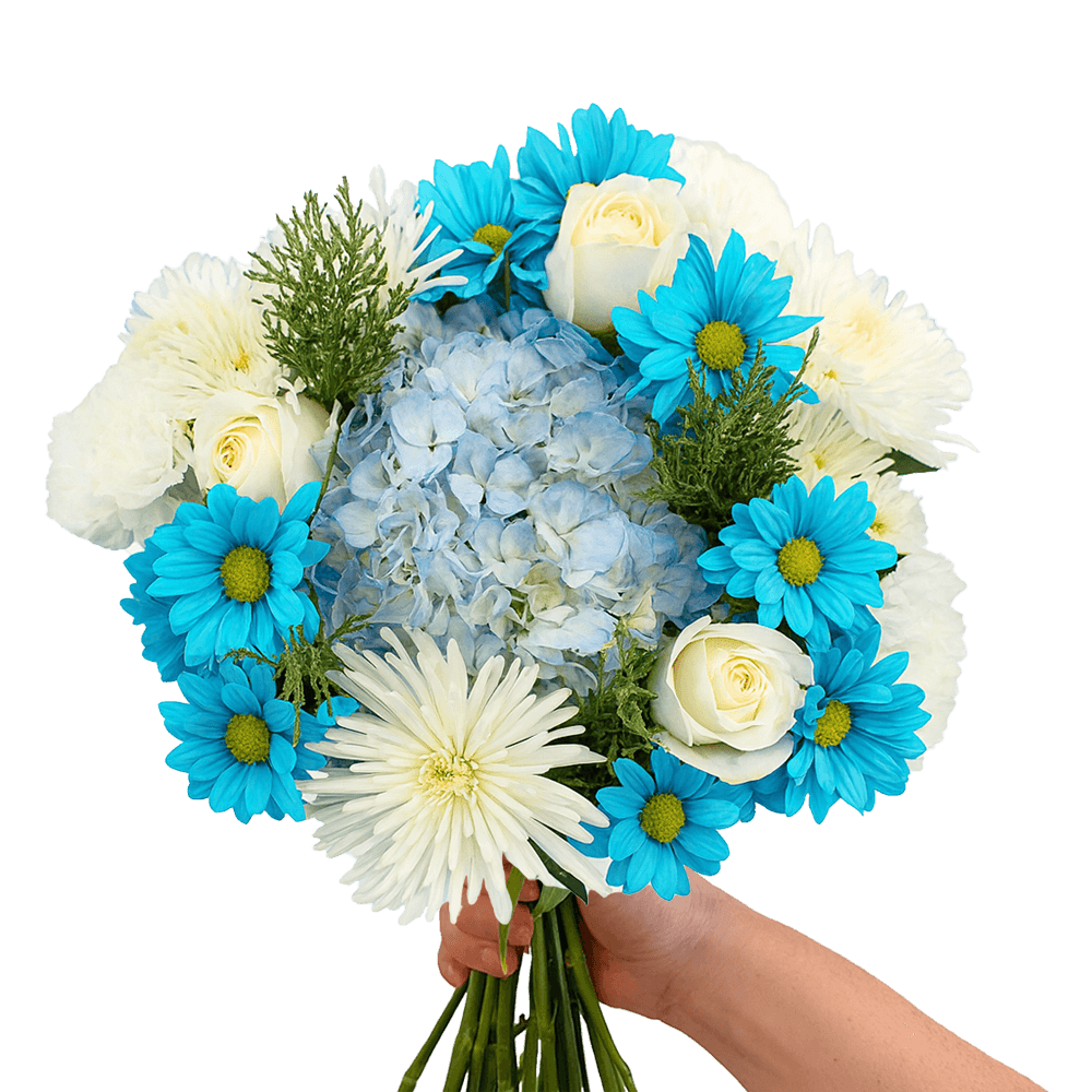Happy Hanukkah Flower Bouquet Fresh Mixed Arrangement