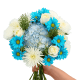 Happy Hanukkah Flower Bouquet Fresh Mixed Arrangement