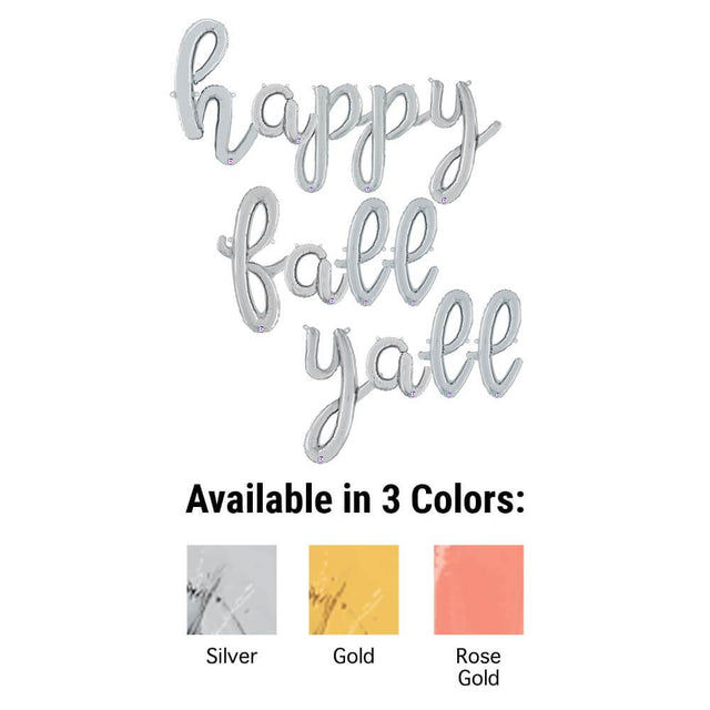 Fall Yall Foil Letter Kit