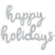 Foil Balloon Happy Holidays Script Letters Kit