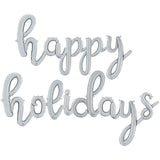 Foil Balloon Happy Holidays Script Letters Kit