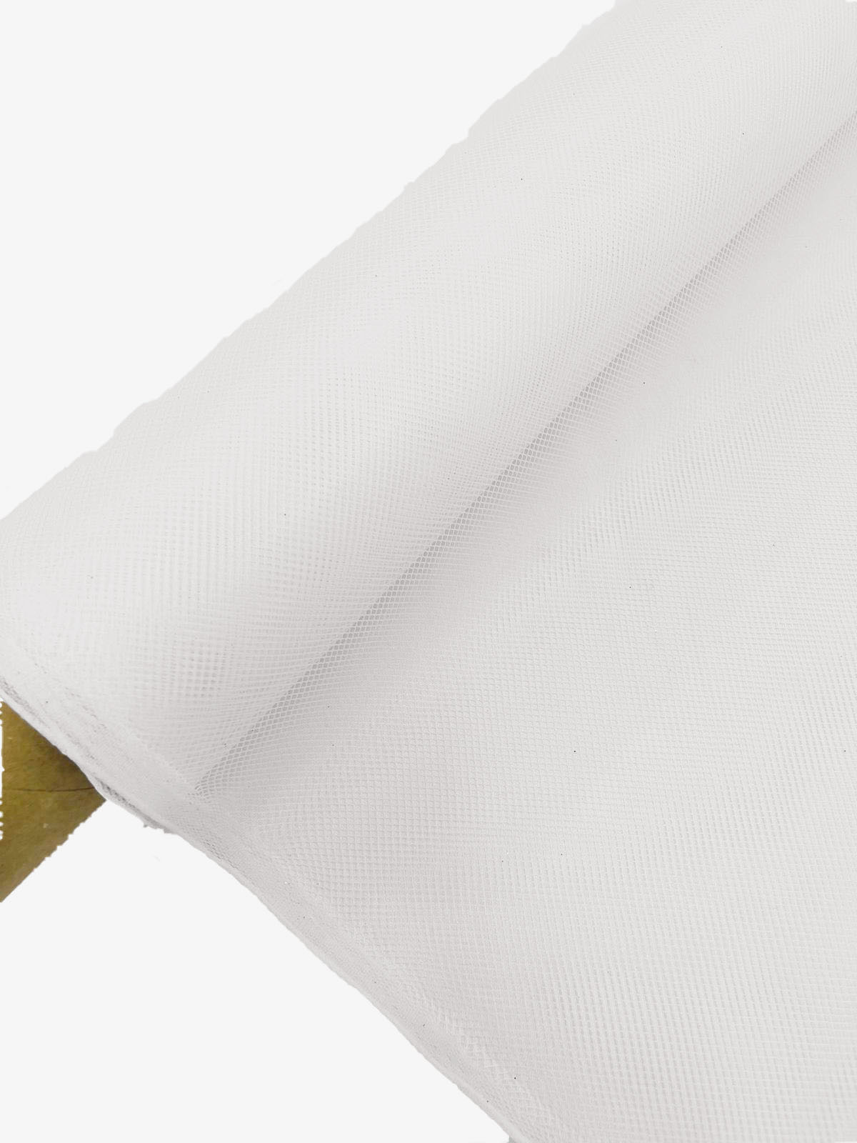 Hard Net Tulle Crinoline Polyester Fabric - Sheer Medium Stiffness, 58" Width (1 Yard)