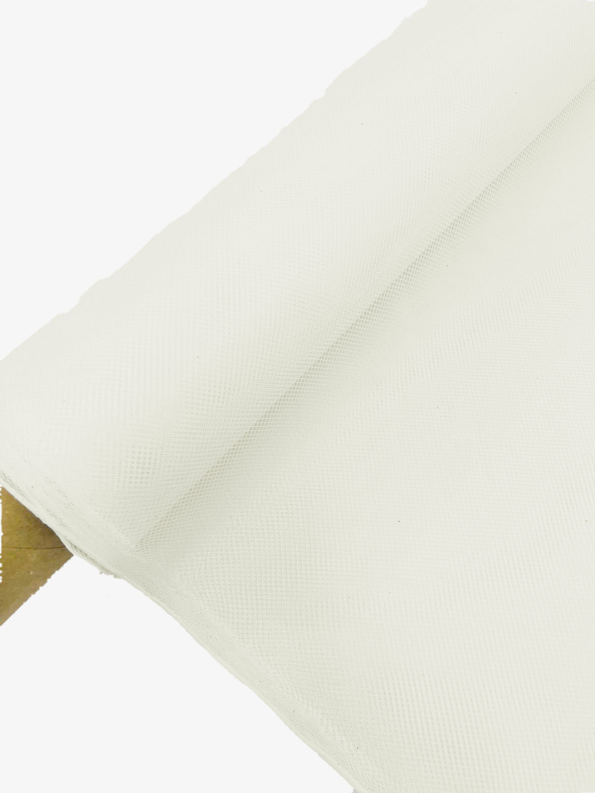 Hard Net Tulle Crinoline Polyester Fabric - Sheer Medium Stiffness, 58" Width (1 Yard)
