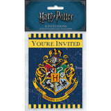 Harry Potter Invitations Hogwarts Crest 8 Pack