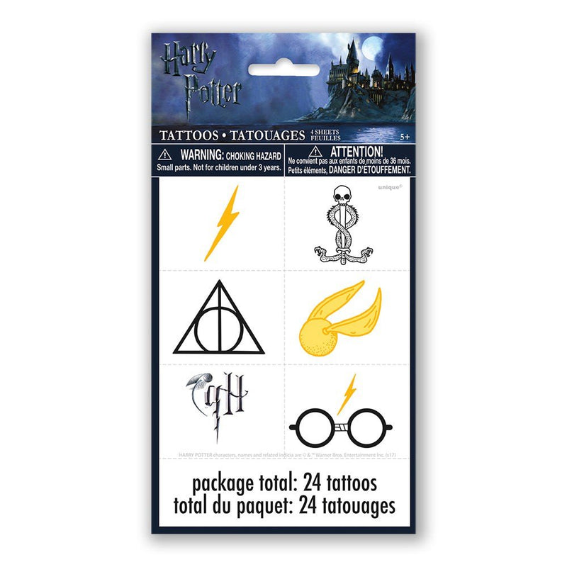 Harry Potter Tattoos 24 Pack