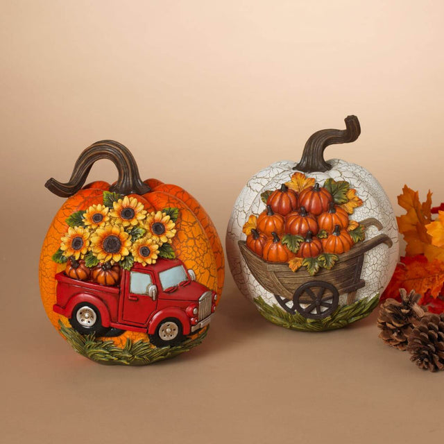 8.8” Resin Harvest Pumpkin