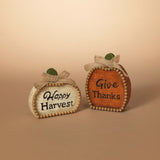 5.5" Resin Harvest Pumpkin