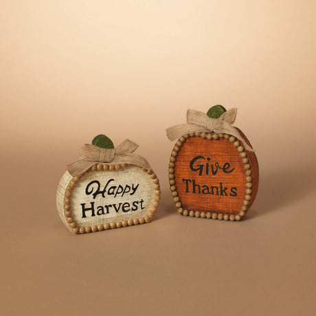 5.5" Resin Harvest Pumpkin
