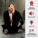 35 Inc. Animated Damien Tekky Prop For Zombie Halloween Decoration