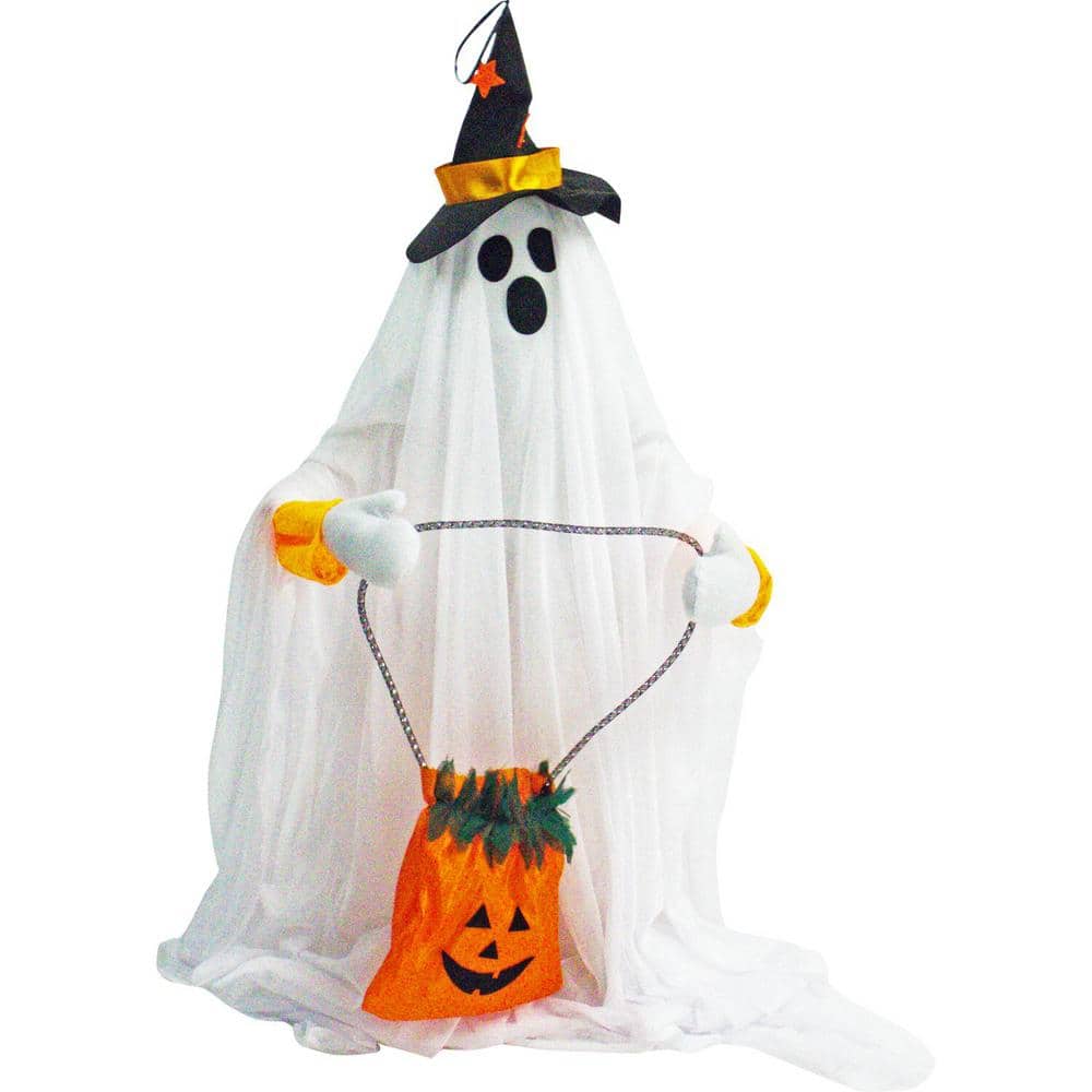 27 Inc. Touch Activated Animatronic Ghost For Halloween Decoration