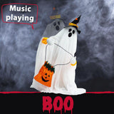 27 Inc. Touch Activated Animatronic Ghost For Halloween Decoration