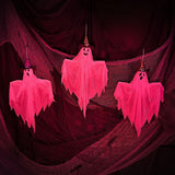 26 in. Hanging Ghosts Set of 3 Halloween Prop