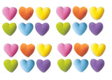 Oasis Supply, Edible Fun Shapes | Sugar Hand Painted Cake, Cupcake Toppers | Valentine's & Mother's Day Decorations