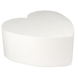 Heart Cake Dummy, Polystyrene, 12" x 4" high