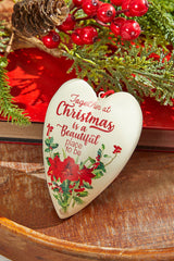 5.5 Inch Together Heart Ornament