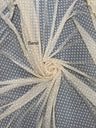 All Over Hearts Nylon Spandex Power Mesh Fabric - Off White, Apple Red, Sand, Hearts Print, 59" Width