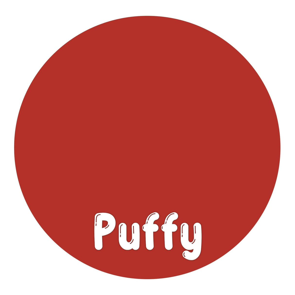 Heat Transfer Vinyl 3D Puffy HTV - Red (1 Roll - 12"x 60")