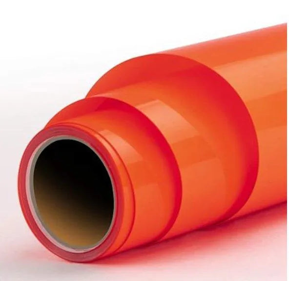 Heat Transfer Vinyl Fluorescent HTV - Neon Orange (1 Roll - 12"x 60")