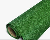 Heat Transfer Vinyl Glitter HTV - Green (1 Roll - 12"x 60")