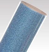 Heat Transfer Vinyl Glitter HTV - Light Blue (1 Roll - 12"x 60")