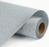 Heat Transfer Vinyl Glitter HTV - Silver (1 Roll - 12"x 60")