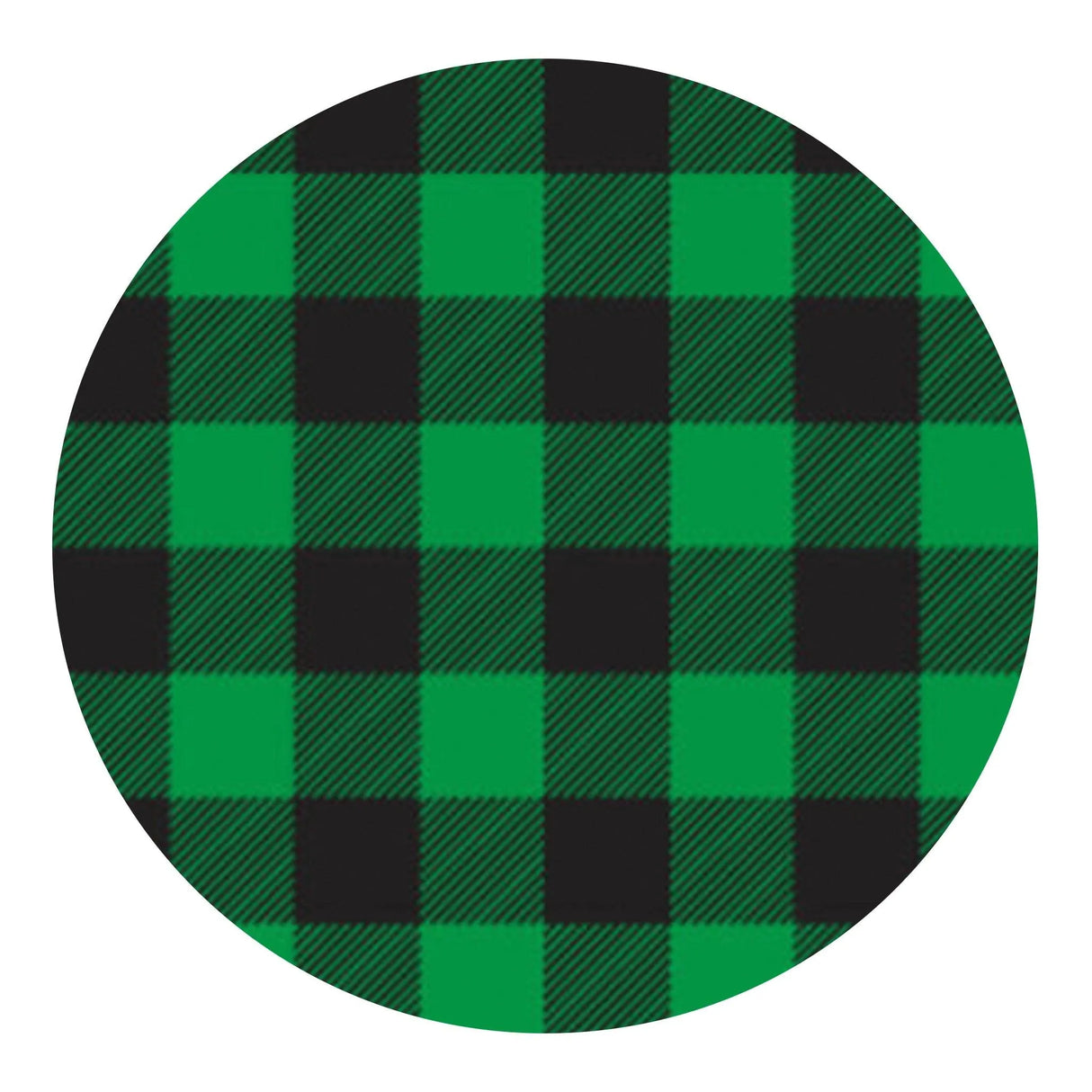 Heat Transfer Vinyl Plaid HTV - Black & Green (1 Roll - 12"x 60")
