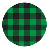 Heat Transfer Vinyl Plaid HTV - Black & Green (1 Roll - 12"x 60")