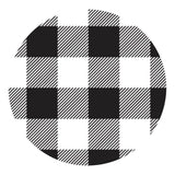 Heat Transfer Vinyl Plaid HTV - Black & White (1 Roll - 12"x 60")