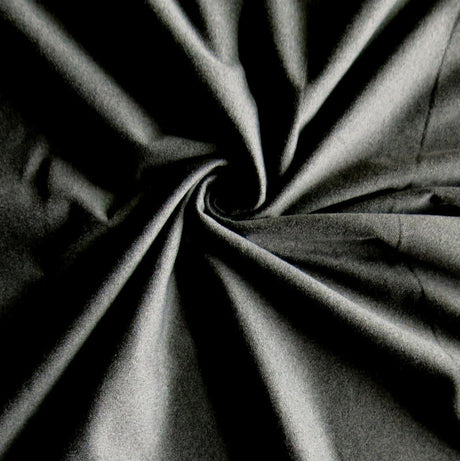 Athletic Micropoly Lycra Jersey Knit Fabric Charcoal Heather